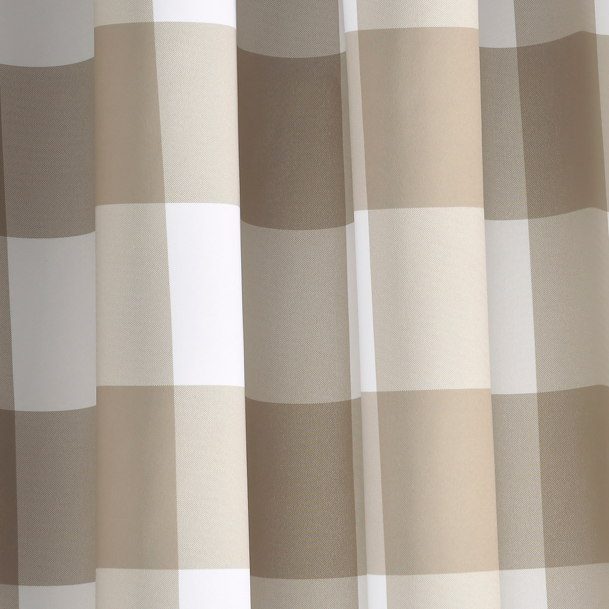 Kelly Checker Light Filtering Window Curtain Panel Set