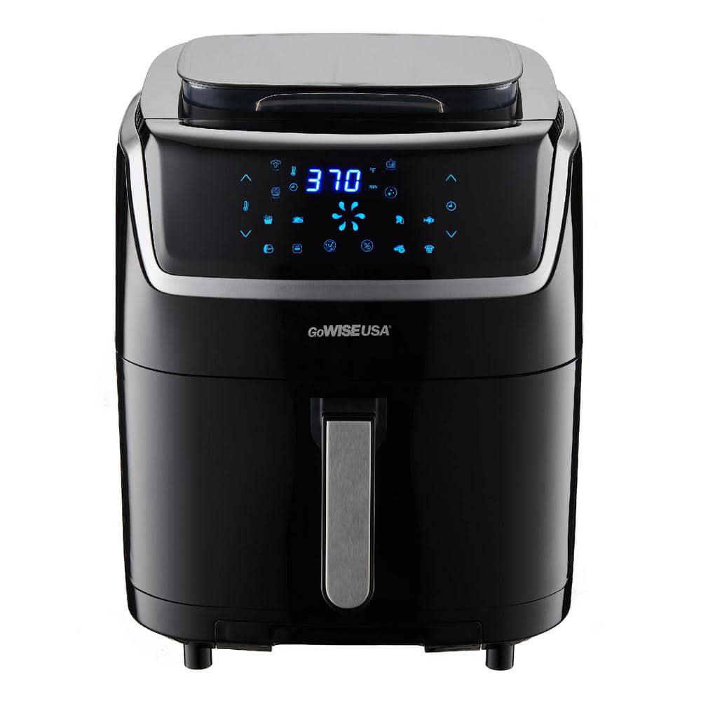 GoWISE USA 7 qt Black Steam Air Fryer