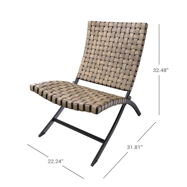 3 Piece Rattan Patio Set Furniture Foldable Wicker Lounger Chairs and Coffee Table Set For Outdoor Backyard Lawn Balcony