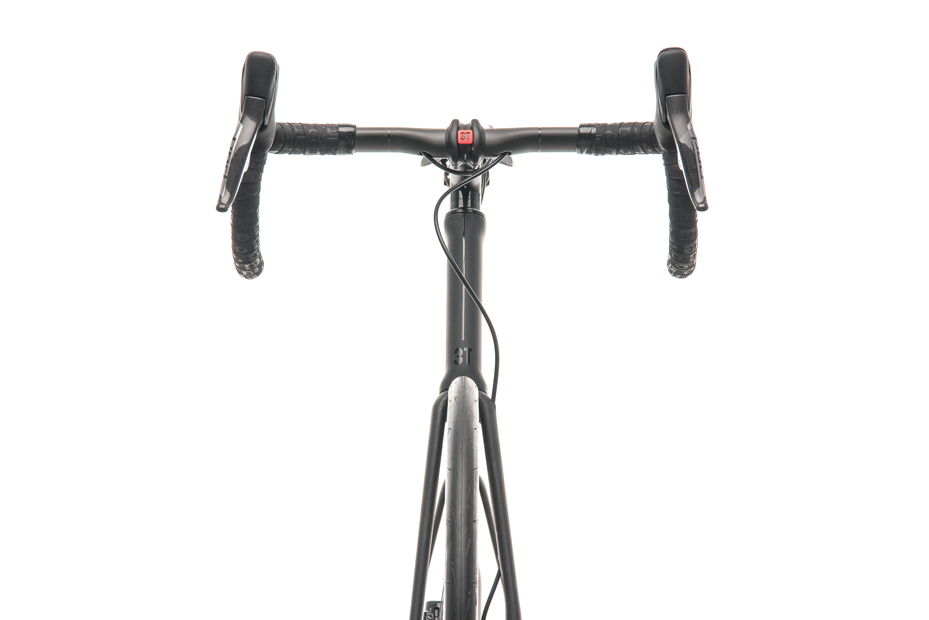 3T Strada Due Team Stealth Red AXS eTap Road Bike - 2020, X-Large