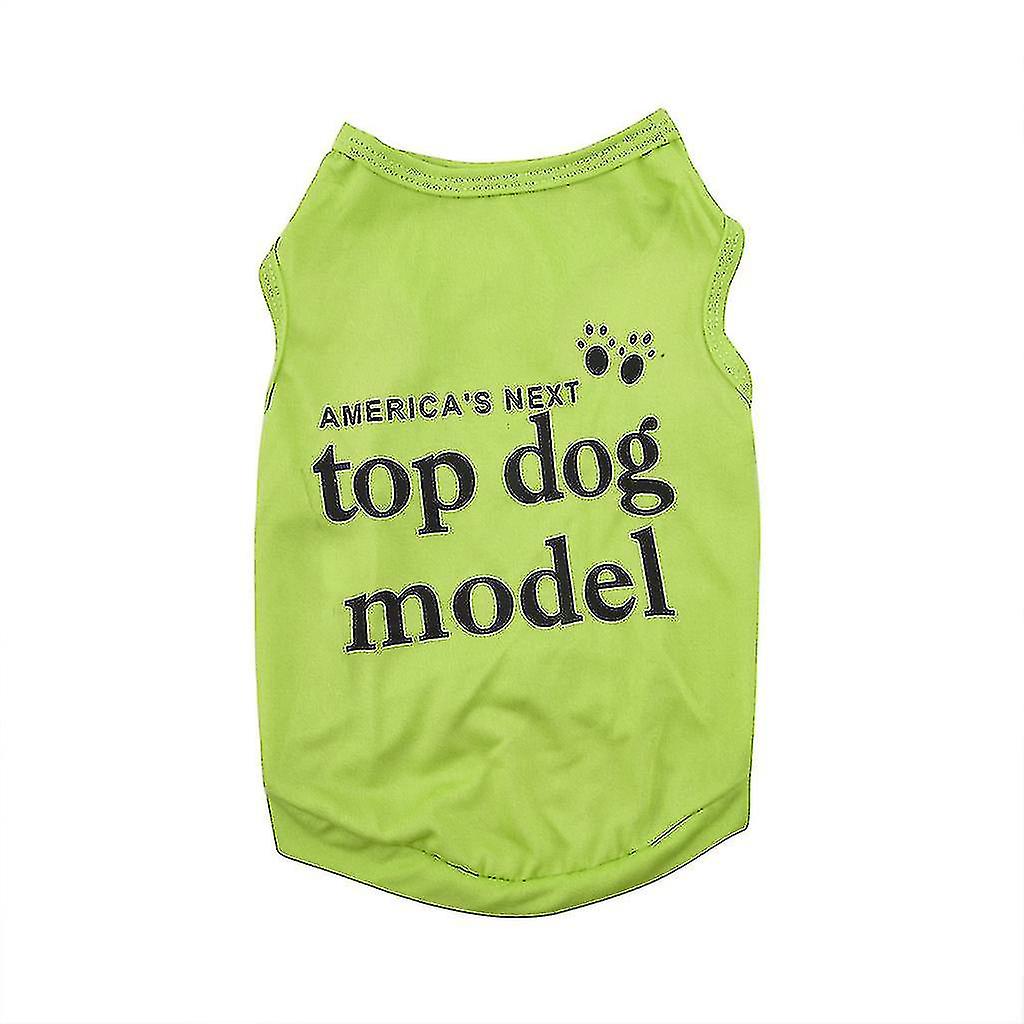 Fashion Pet Vest Summer Breathable Comfortable Text Pattern Dog Cat Clothing