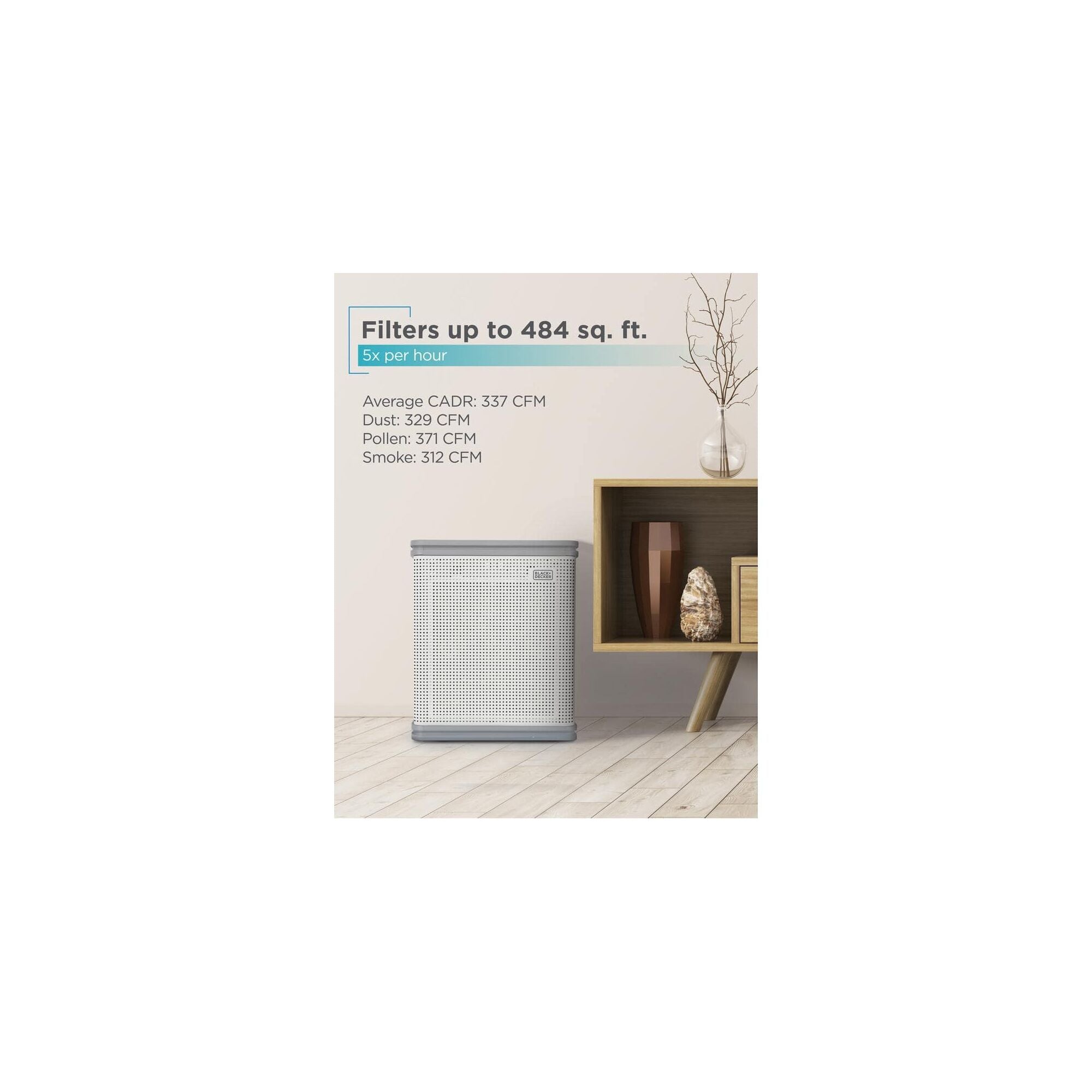 18 In. Air Purifier With UVU Technology