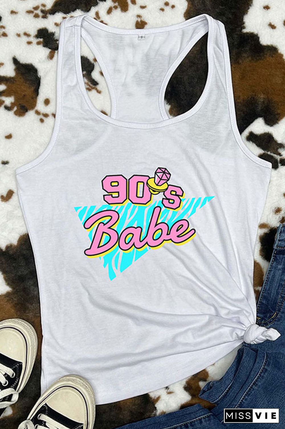 90's Babe Retro Style Tank Top Wholesale