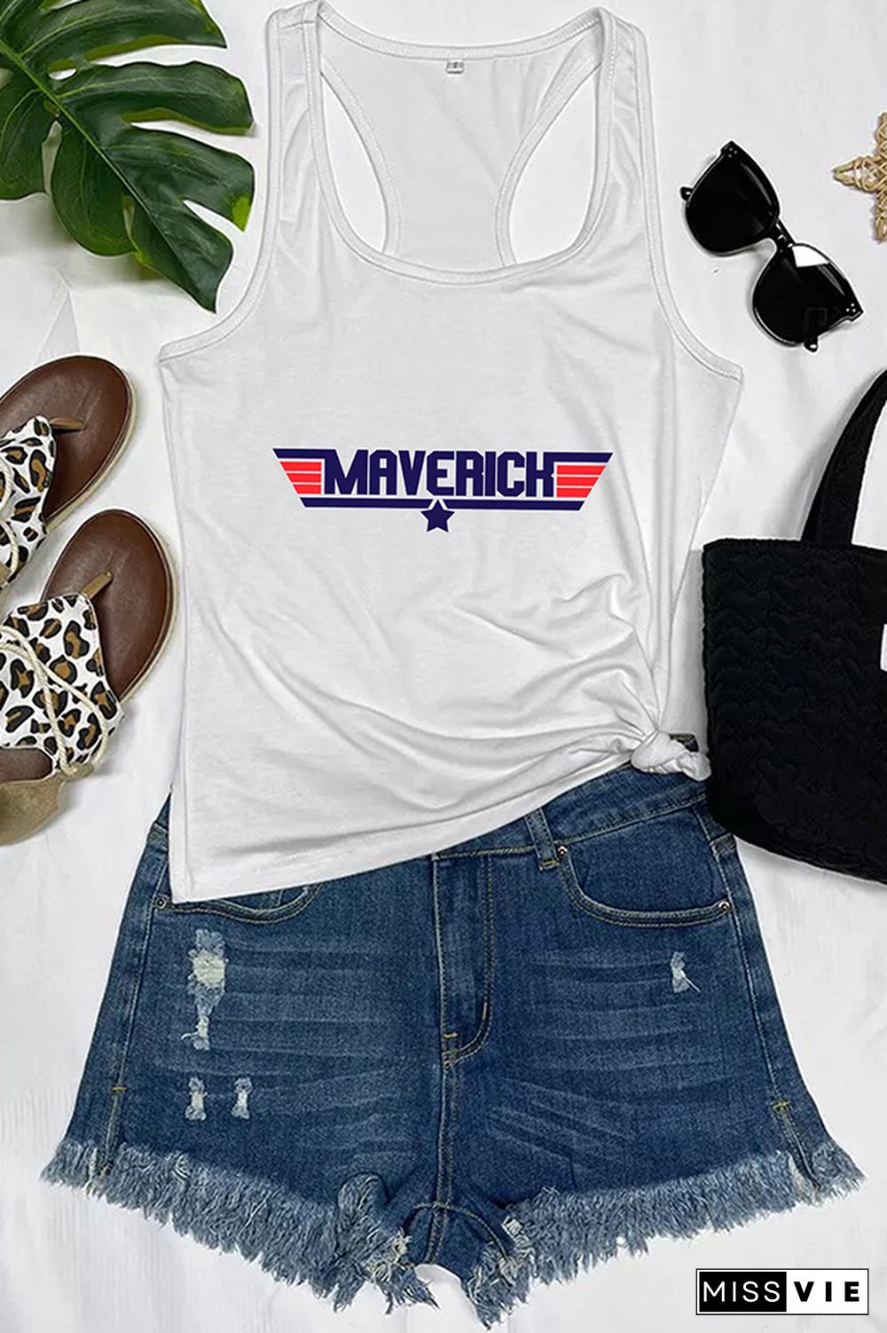 Maverick Top Gun Sleeveless Tank Top Wholesale