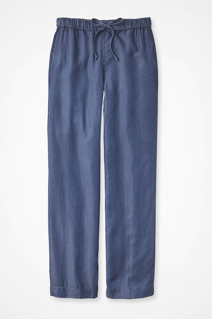 Wide-Leg Cotton/TENCEL™ Pants