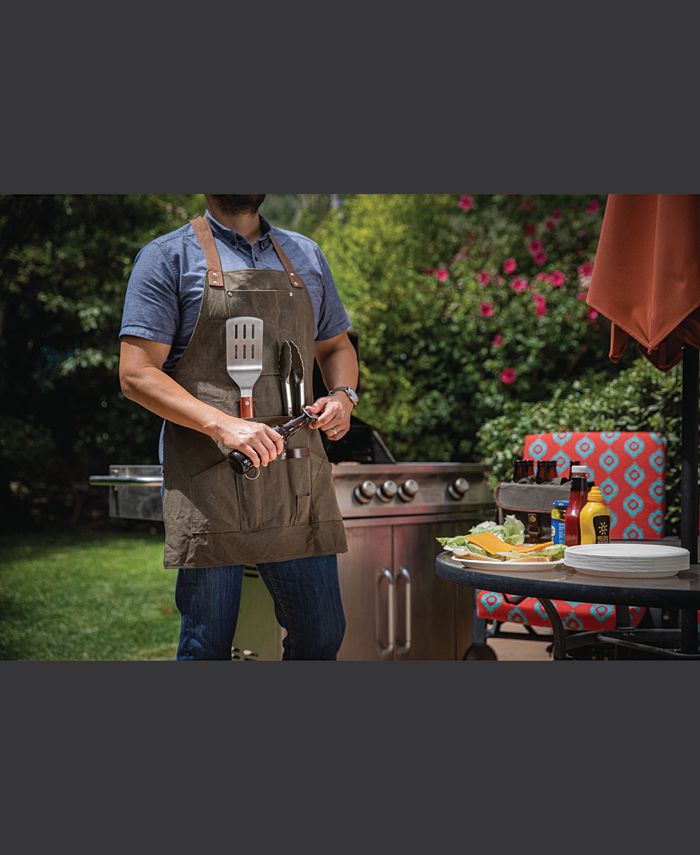 Oniva Legacyandreg by Picnic Time BBQ Apron with Tools Bottle Opener