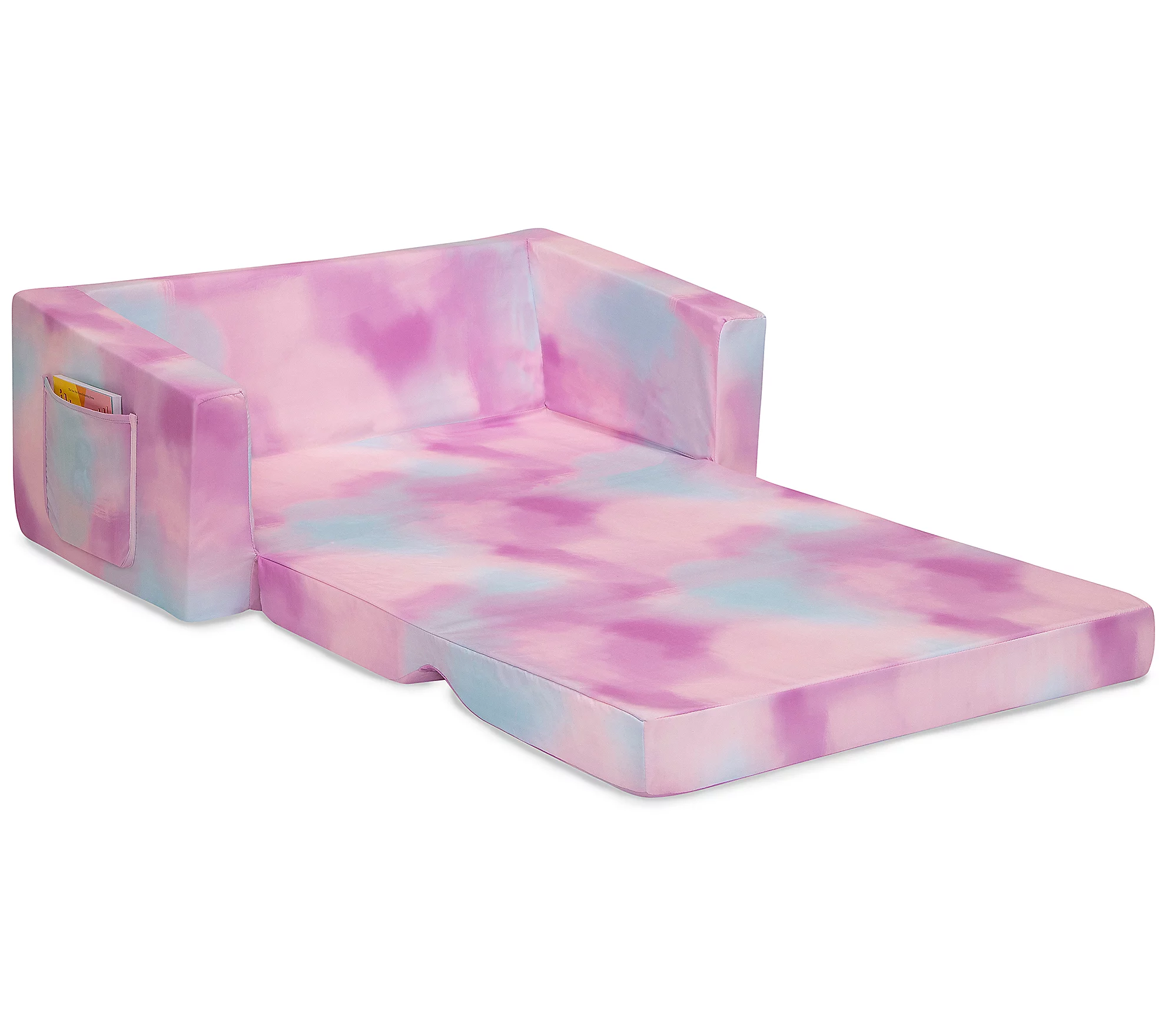 Delta Children Cozee Flip-Out Sofa - Pink Tie Dye