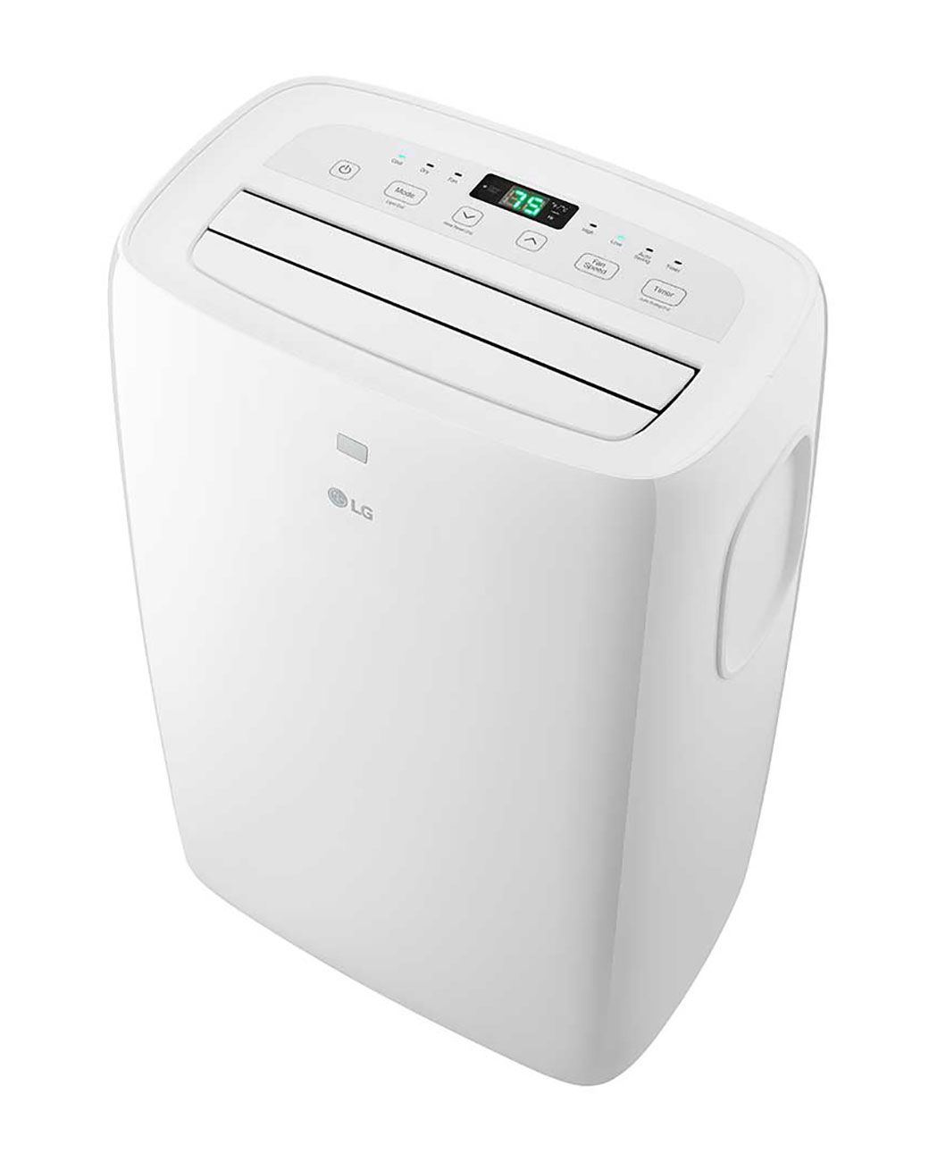 LG 7，000 BTU DOE (12，000 ASHRAE) 115V White Portable Air Conditioner