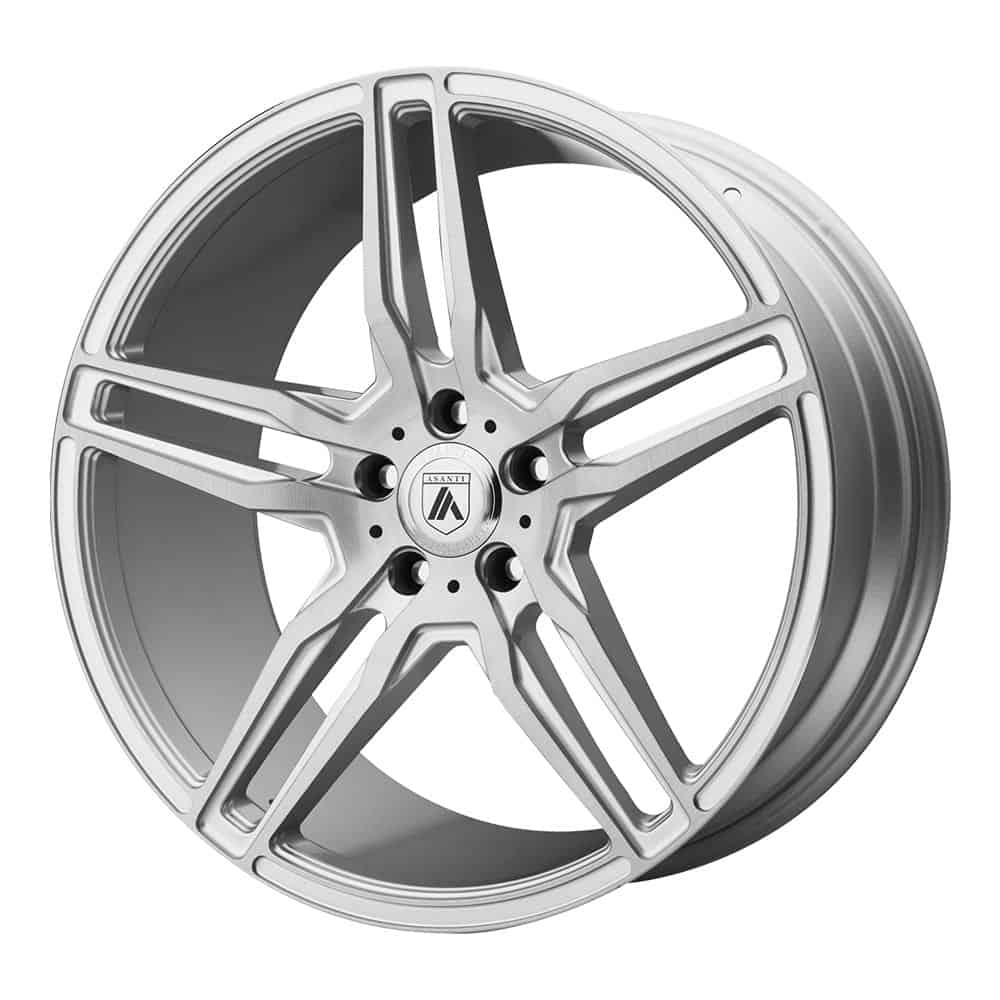 Asanti Black ABL-12 ORION AB12 22X10.5 5X4.5 BRUSHED SLV 35MM