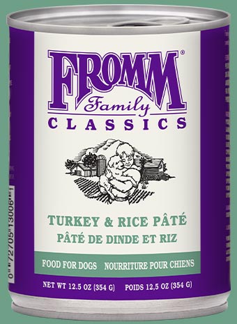 Fromm Classic Pate Turkey and Rice Grain Inclusive Dog Wet Food