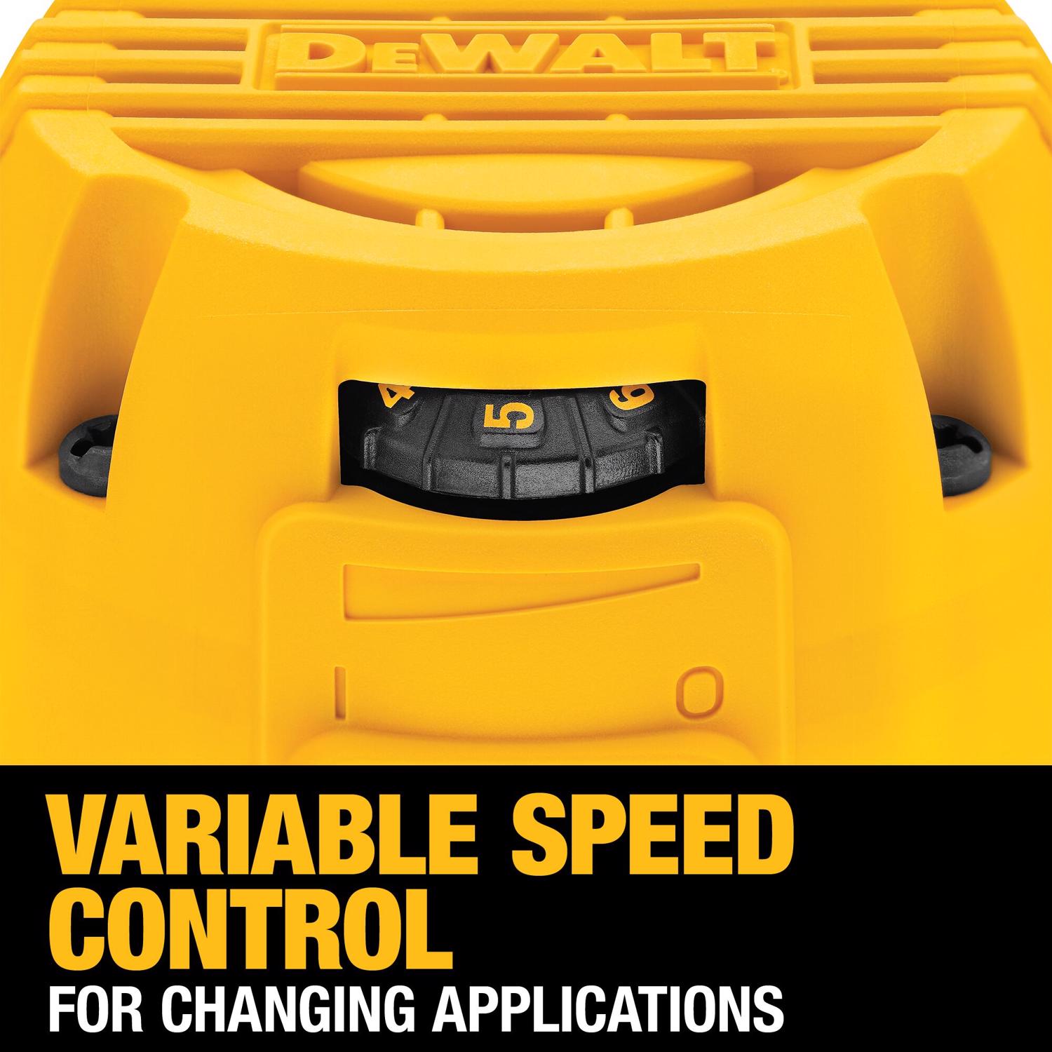 DW 7 amps 1.25 HP Corded Compact Router