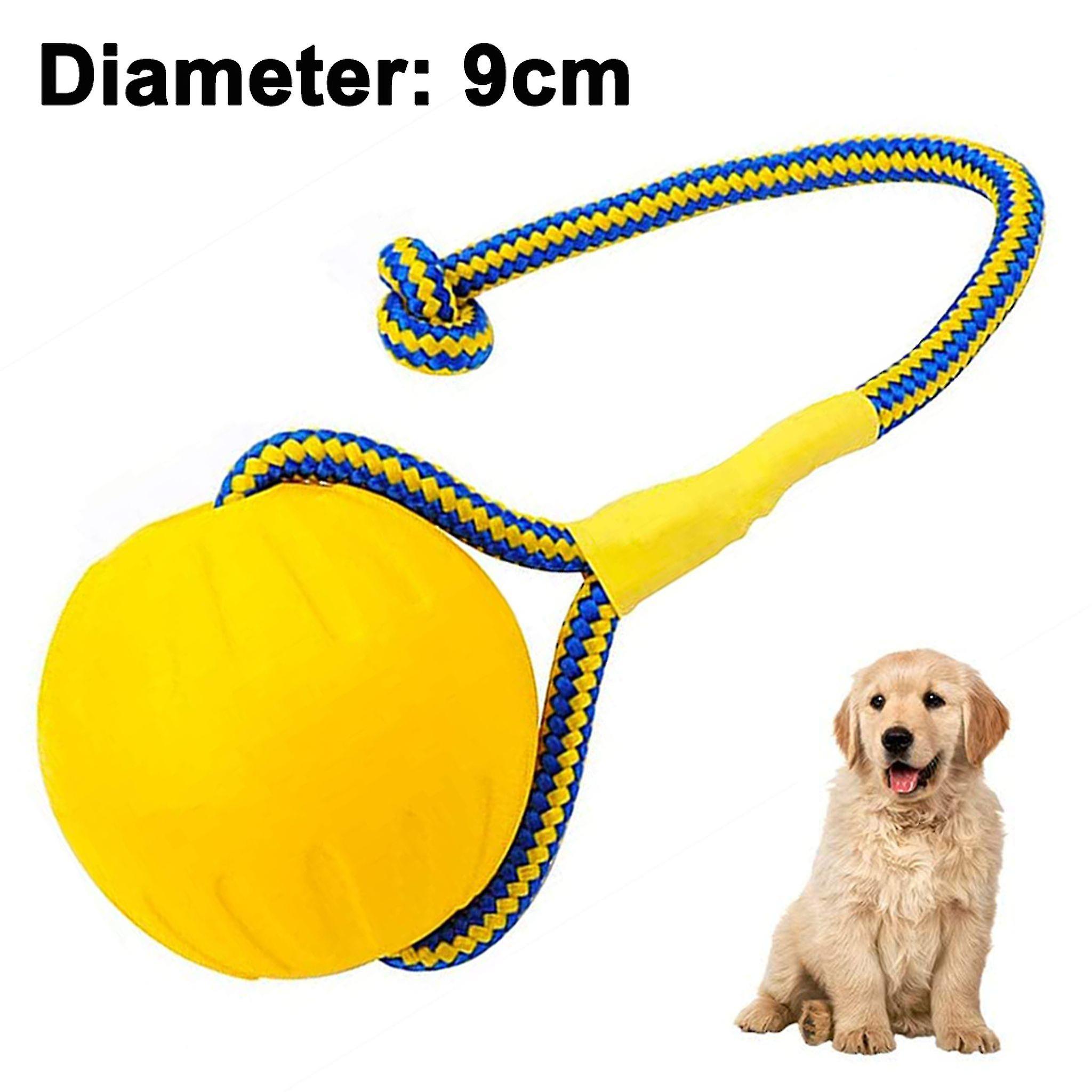 Premium Dog Ball With Rope  9cm Dog Throwing Ball Rope - Water Dog Toy Ball With Rope