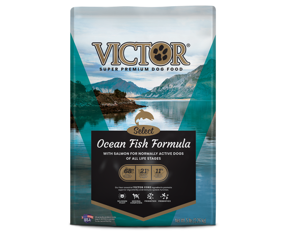 Victor - All Dog Breeds， All Life Stages Ocean Fish with Salmon Recipe