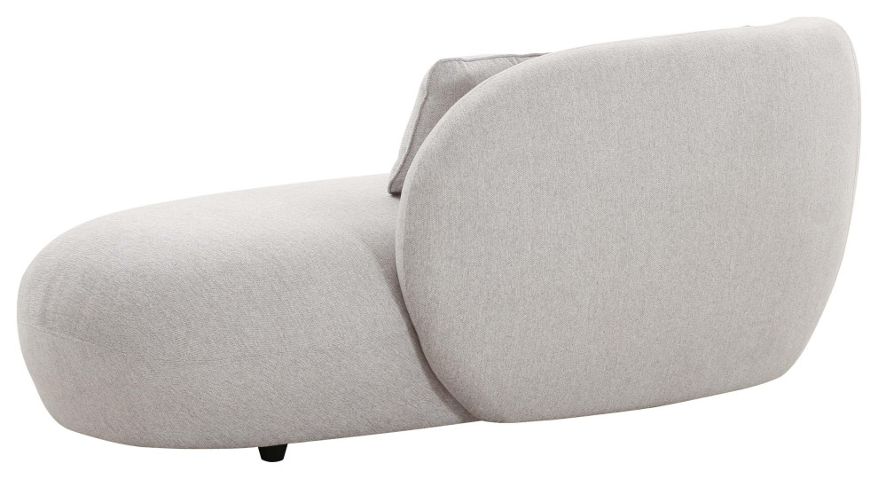 Galet Velvet Chaise   Transitional   Indoor Chaise Lounge Chairs   by TOV Furniture  Houzz