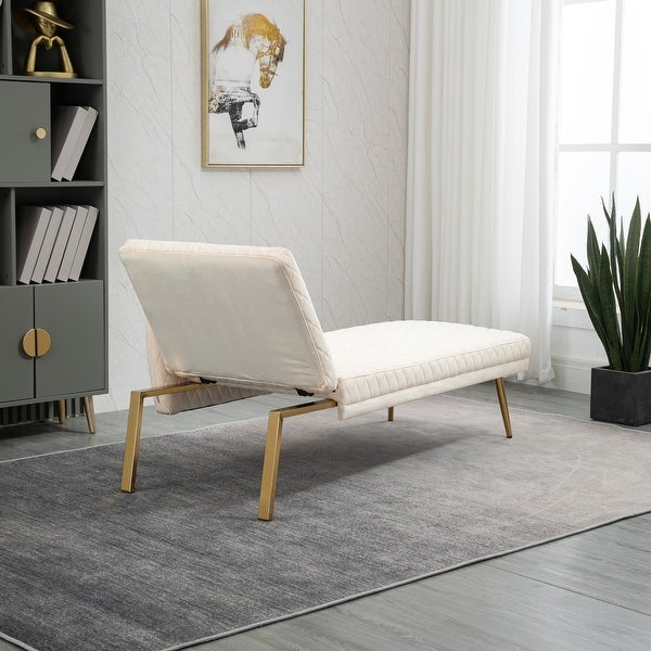 Modern Lounge Chaise Leisure Sofa Accent Chair Upholstered Couch Loveseat Sofa， Tufted Seat with Accent Pillow and Metal Legs