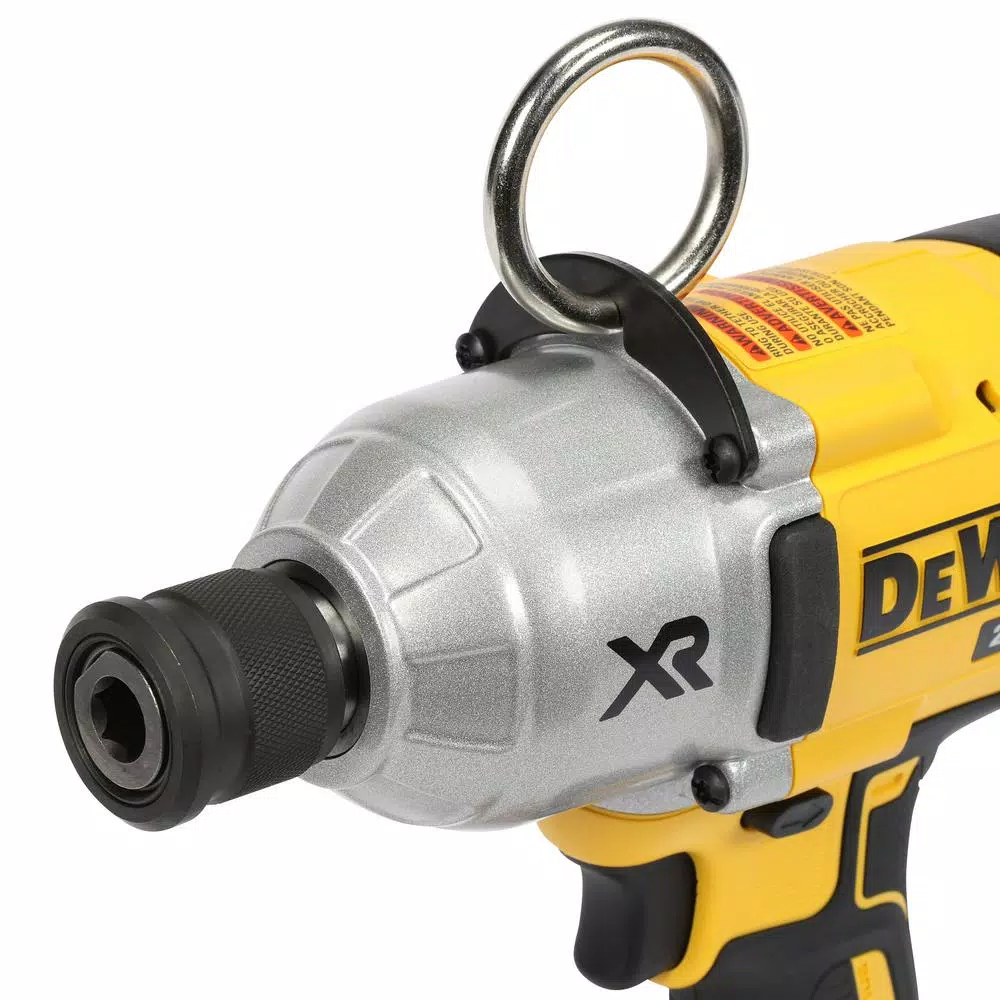 DEWALT 20-Volt MAX XR Cordless Brushless 7/16 in. High Torque Impact Wrench Quick Release Chuck and (2) 20-Volt 5.0Ah Batteries and#8211; XDC Depot