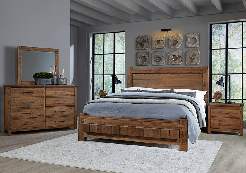 Dovetail Sunbleached King or Queen bed