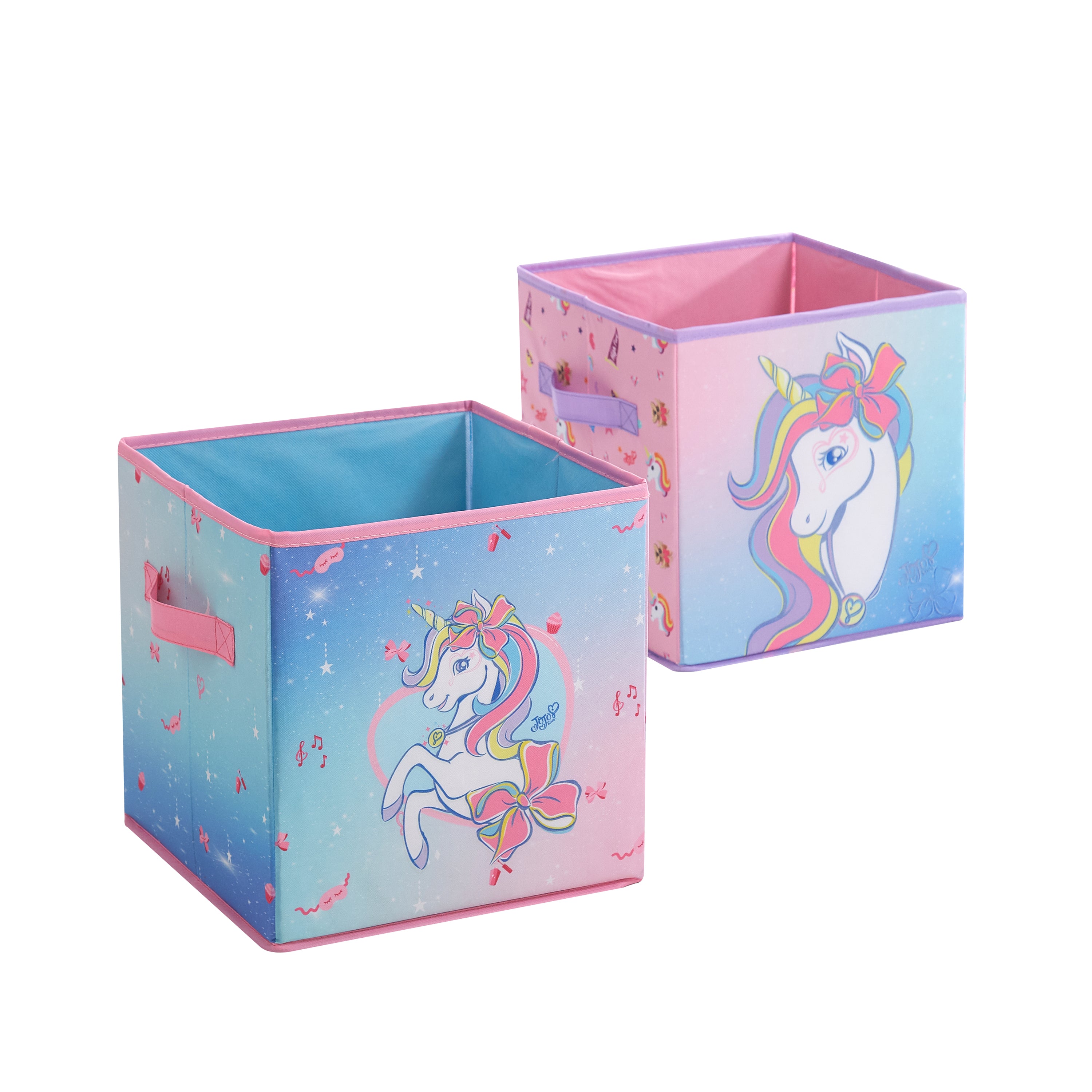 Jojo Siwa Glow In the Dark Storage Cubes - 2 Pack