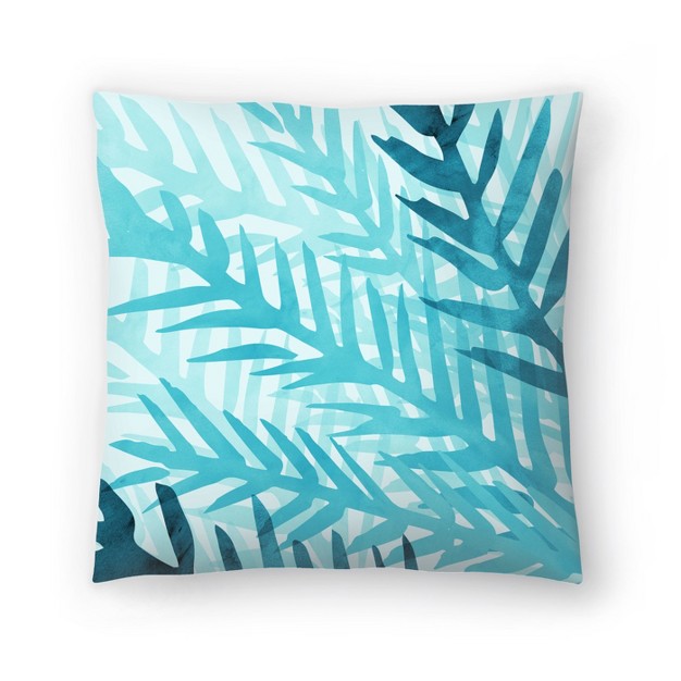 Misty Jungle Morning By Modern Tropical Throw Pillow Americanflat Botanical