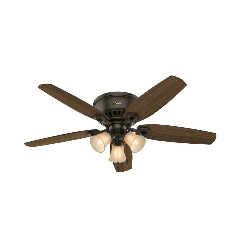 Hunter Builder Ceiling Fan 52 New Bronze Brazilian Cherry ;