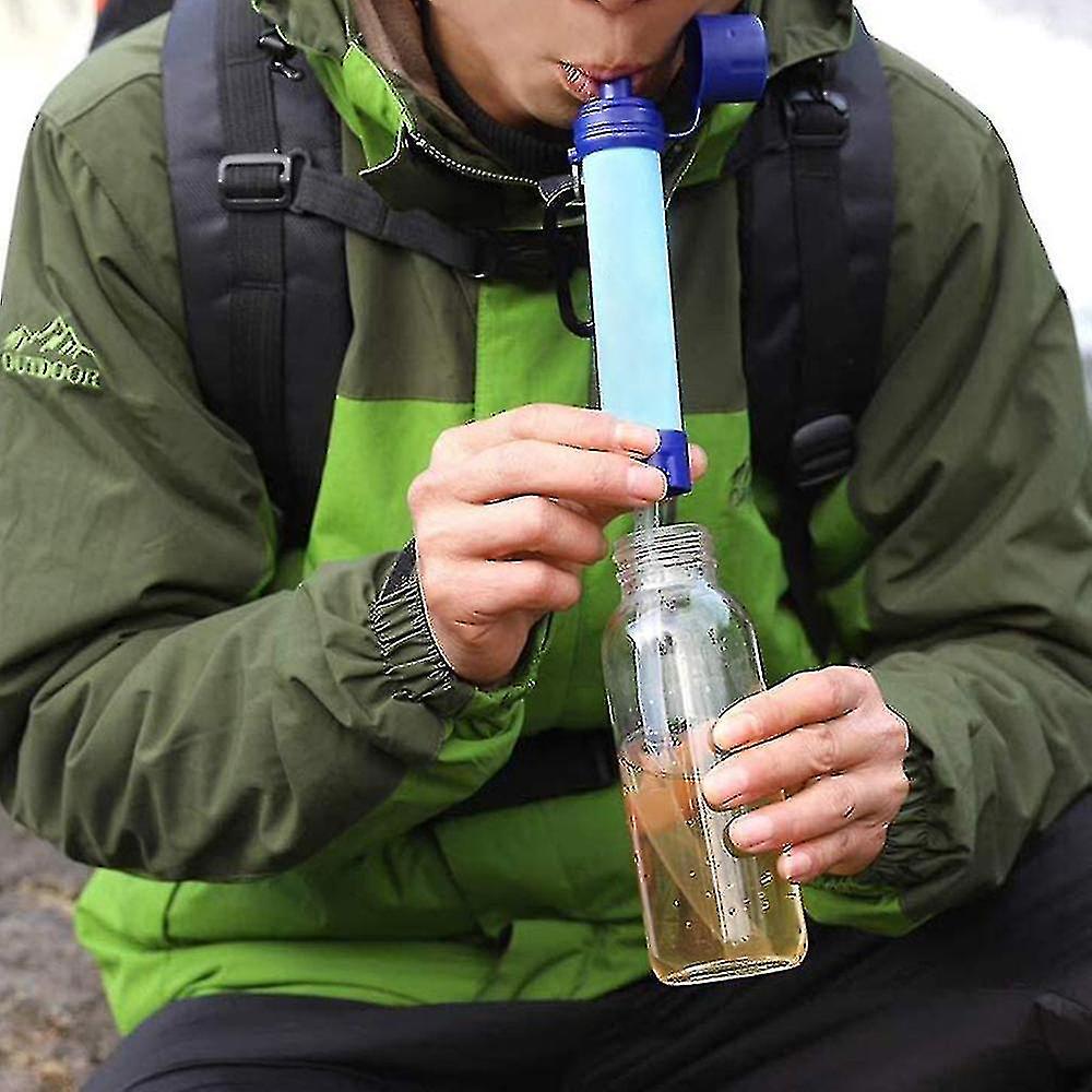 Straw Water Filter Outdoor Door Filter Emergency Survival Gear Water Solutions Hiking Camping