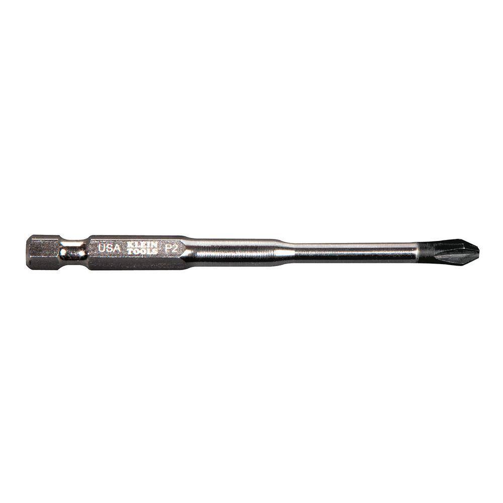 Klein Tools #2 Phillips 3-12 in. Steel Power Driver Bit (5-Pack) PH2355