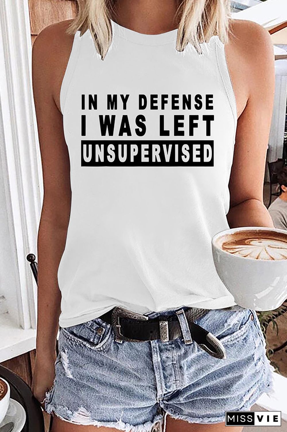 In My Defense I Was Left Unsupervised Tank Top