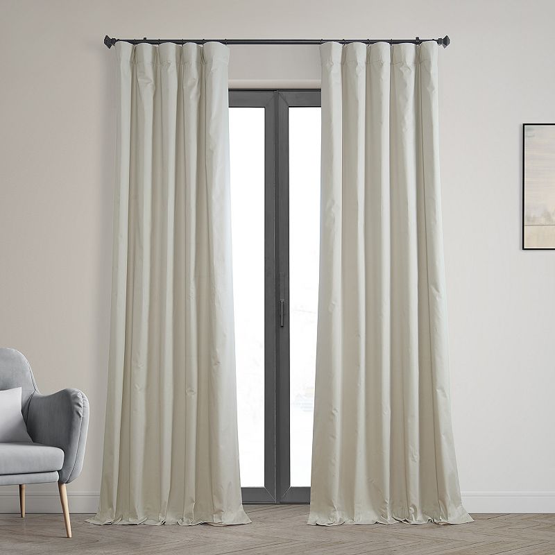 EFF Solid Cotton Blackout Window Curtain