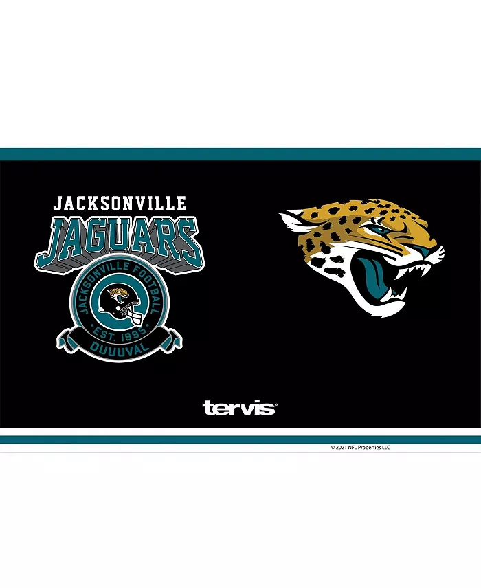 Tervis Tumbler Jacksonville Jaguars 20 Oz Vintage-Like Stainless Steel Tumbler