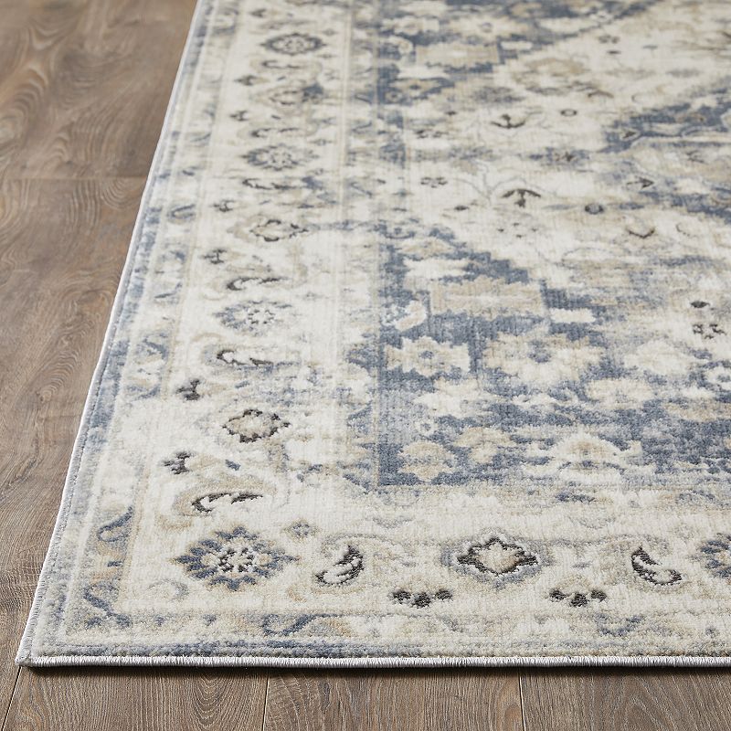 Loomaknoti Kehleigh Zo Blue Area Rug