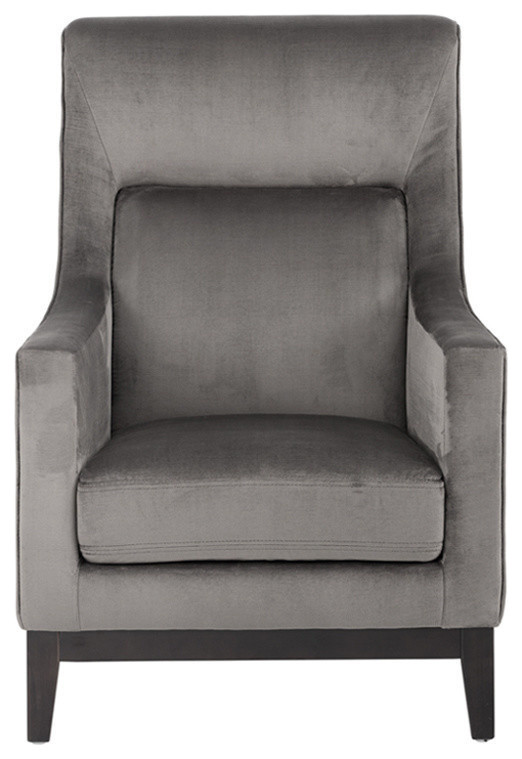 Eugene Lounge Chair  Piccolo Pebble   Transitional   Armchairs And Accent Chairs   by HedgeApple  Houzz