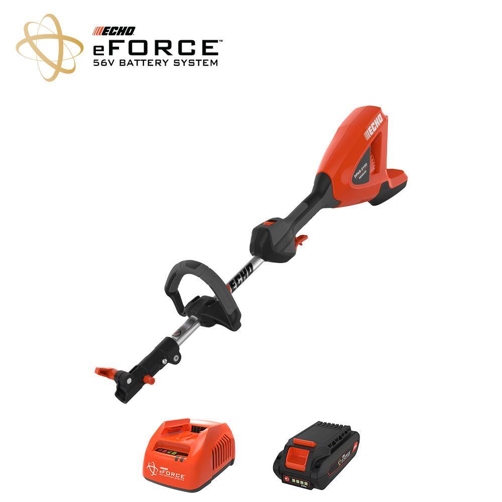 ECHO eFORCE 56V Brushless Cordless Battery Attachment Capable PAS Power Head with 2.5Ah Battery and Charger DPAS-2100C1