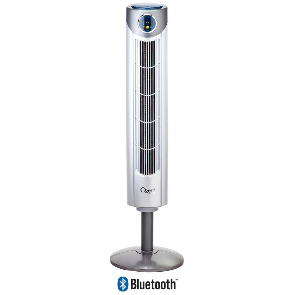 Ozeri Ultra 42 Oscillating Tower Fan with Bluetooth and Noise Reduction Technology OZF1-BT