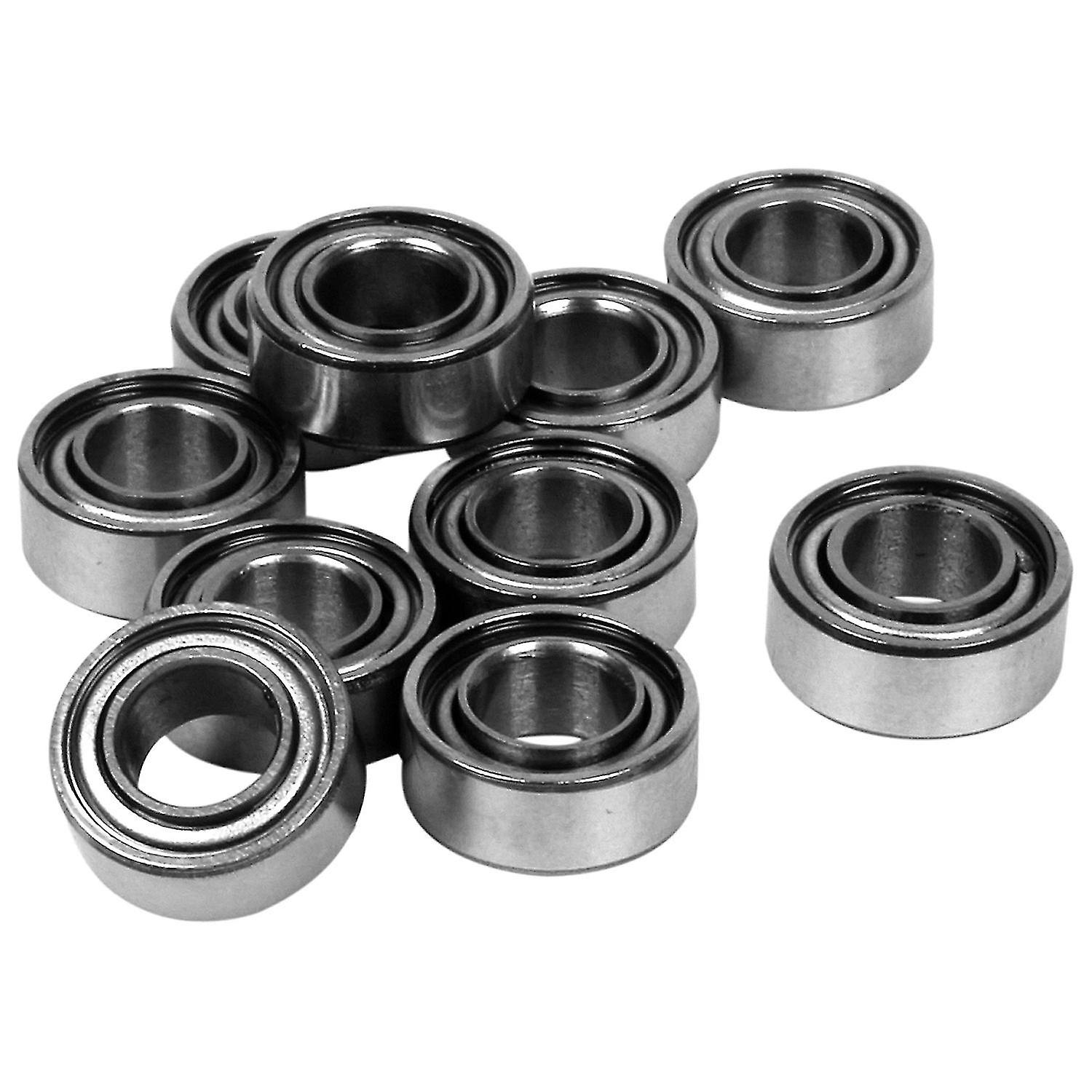 10pcs Miniature Sealed Metal Shielded Metric Radial Ball Bearing Model: Mr105 Zz 5x10x4mm