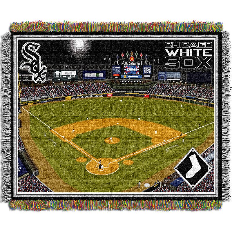 Chicago White Sox Park Stadium Throw Blanket