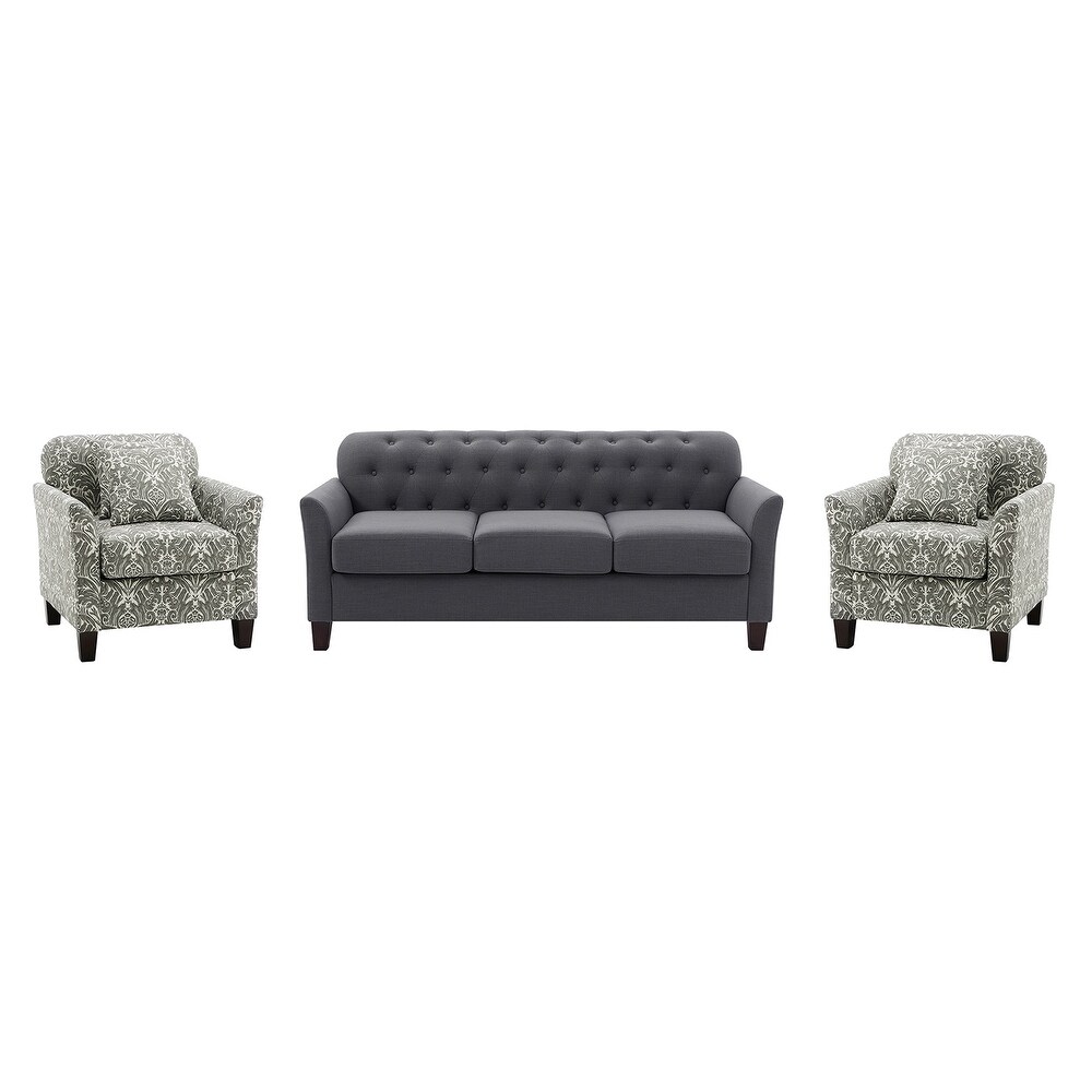 Julia Transitional Living Room Set with Removable Cushions by HULALA HOME