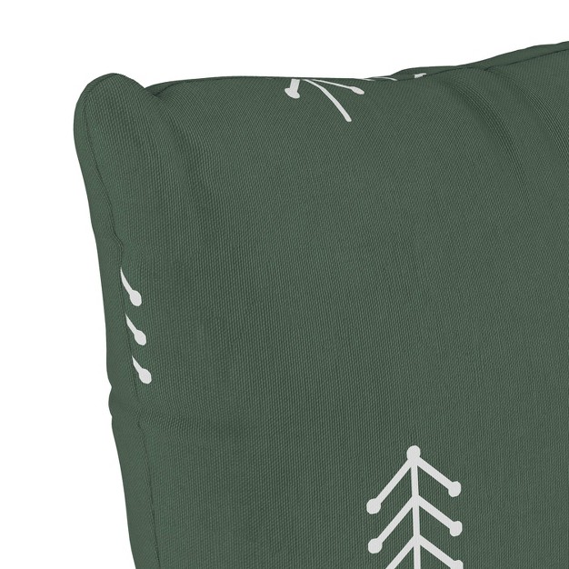 Square Outdoor Holiday Throw Pillow Skyline Furniture