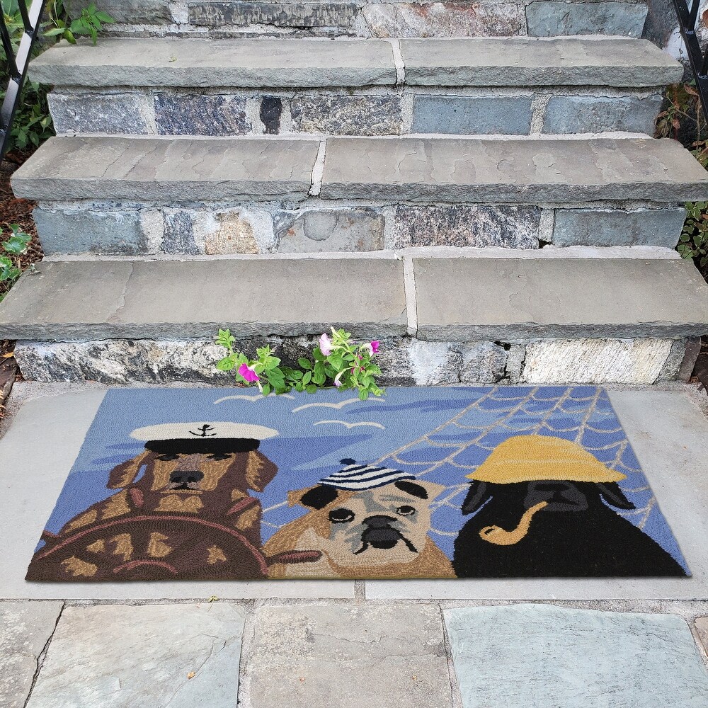 Liora Manne Frontporch Arrf Ye Mateys Indoor/Outdoor Rug