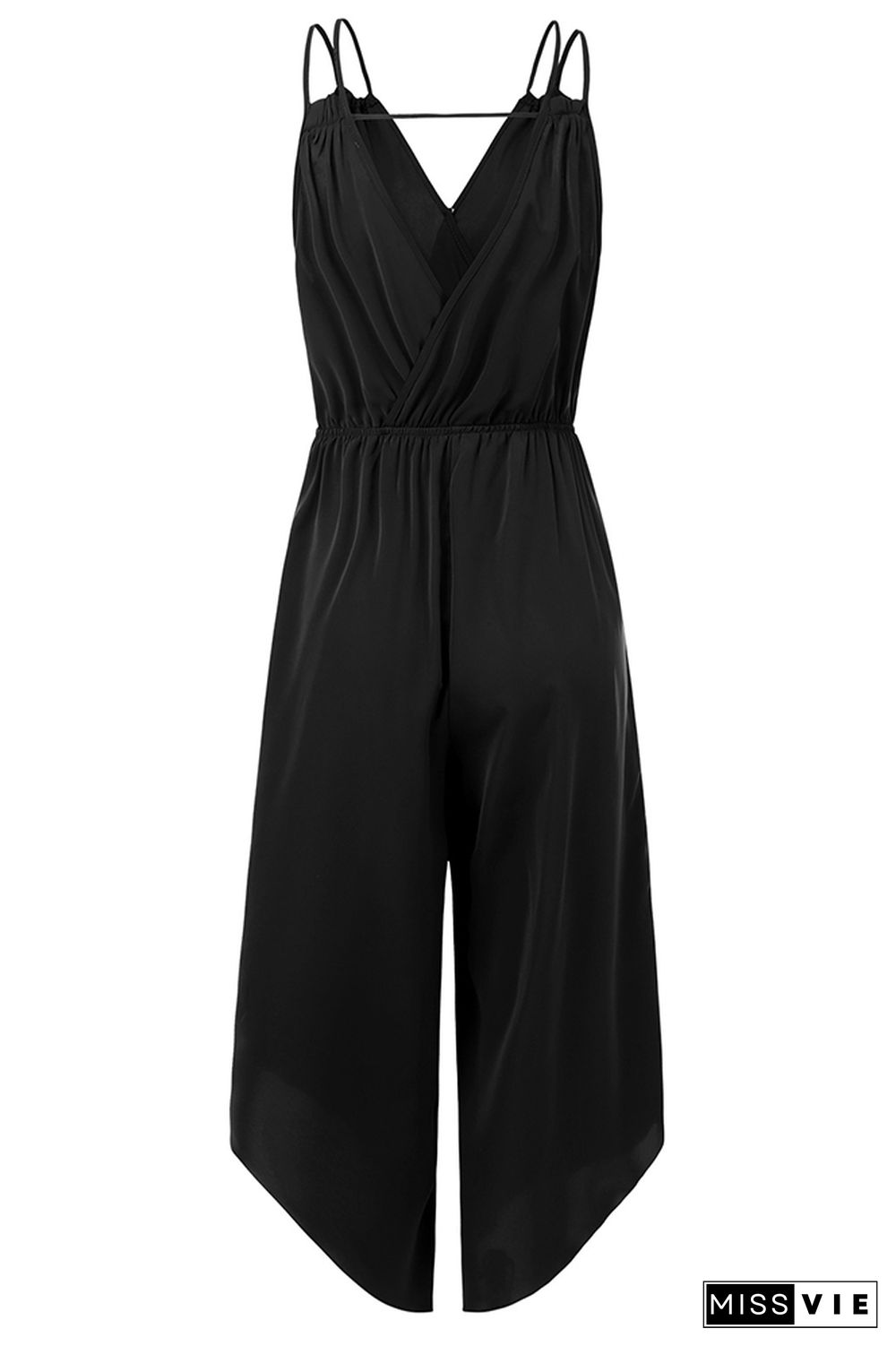 Solid Color Slip Wide Leg Pants Jumpsuit Wholesale