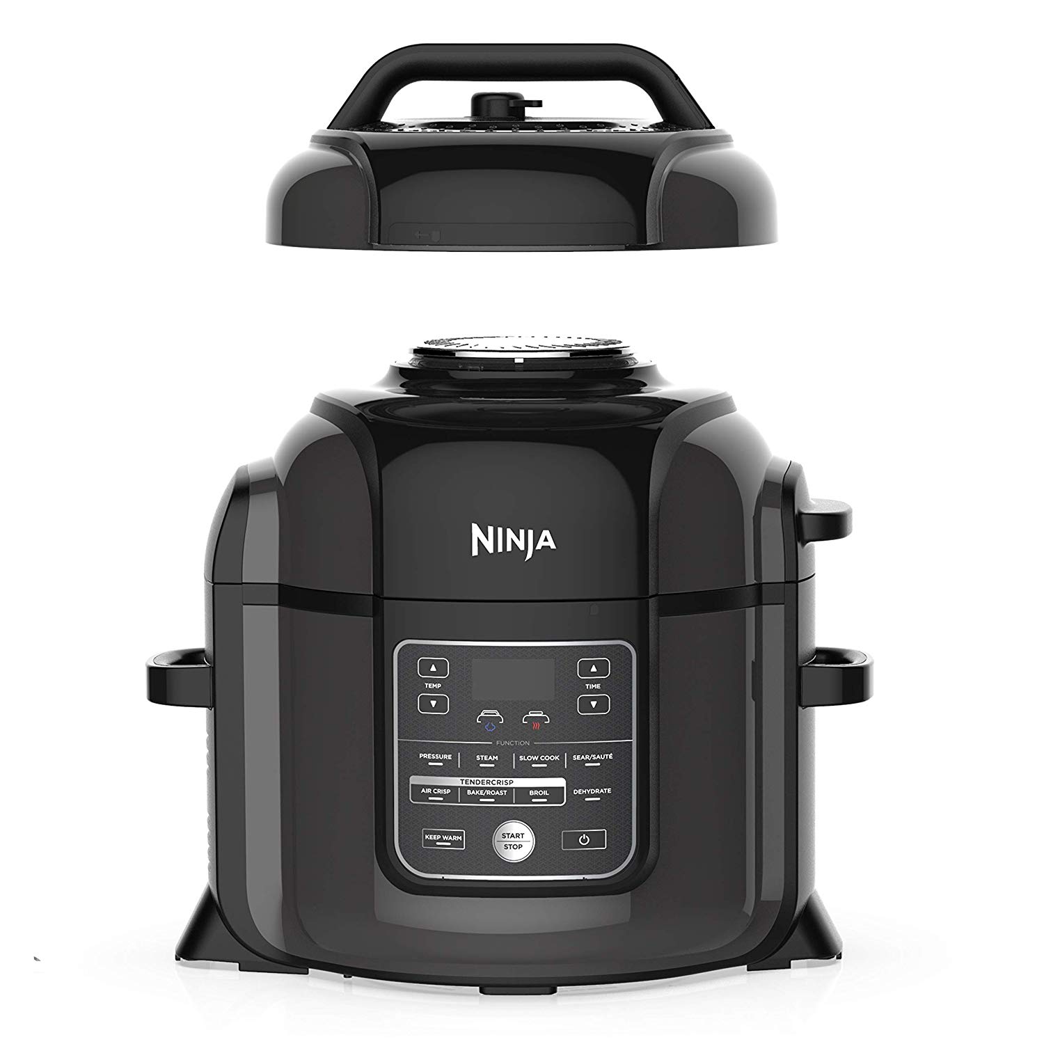 Restored Ninja OP401 Foodi XL Tendercrisp Pressure Multi Cooker 8 Quart Black/Gray (Refurbished)