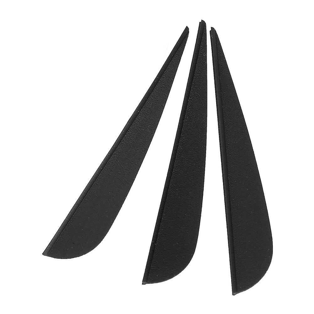 12 Pcs 3 Inches Feather Diy Arrow Fletching Accessories For Archery Hunting Shooting(black)