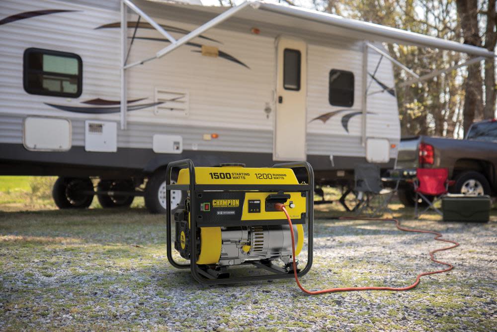 Champion 1200-Watt Multi-Purpose Portable Generator with Cold Start Technology，EPA Certified and CARB Compliant ;