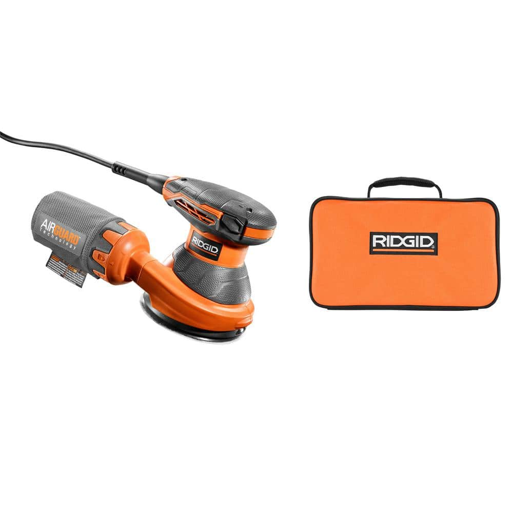 RIDGID 3 Amp Corded 5 in. Random Orbital Sander with AIRGUARD Technology R26011