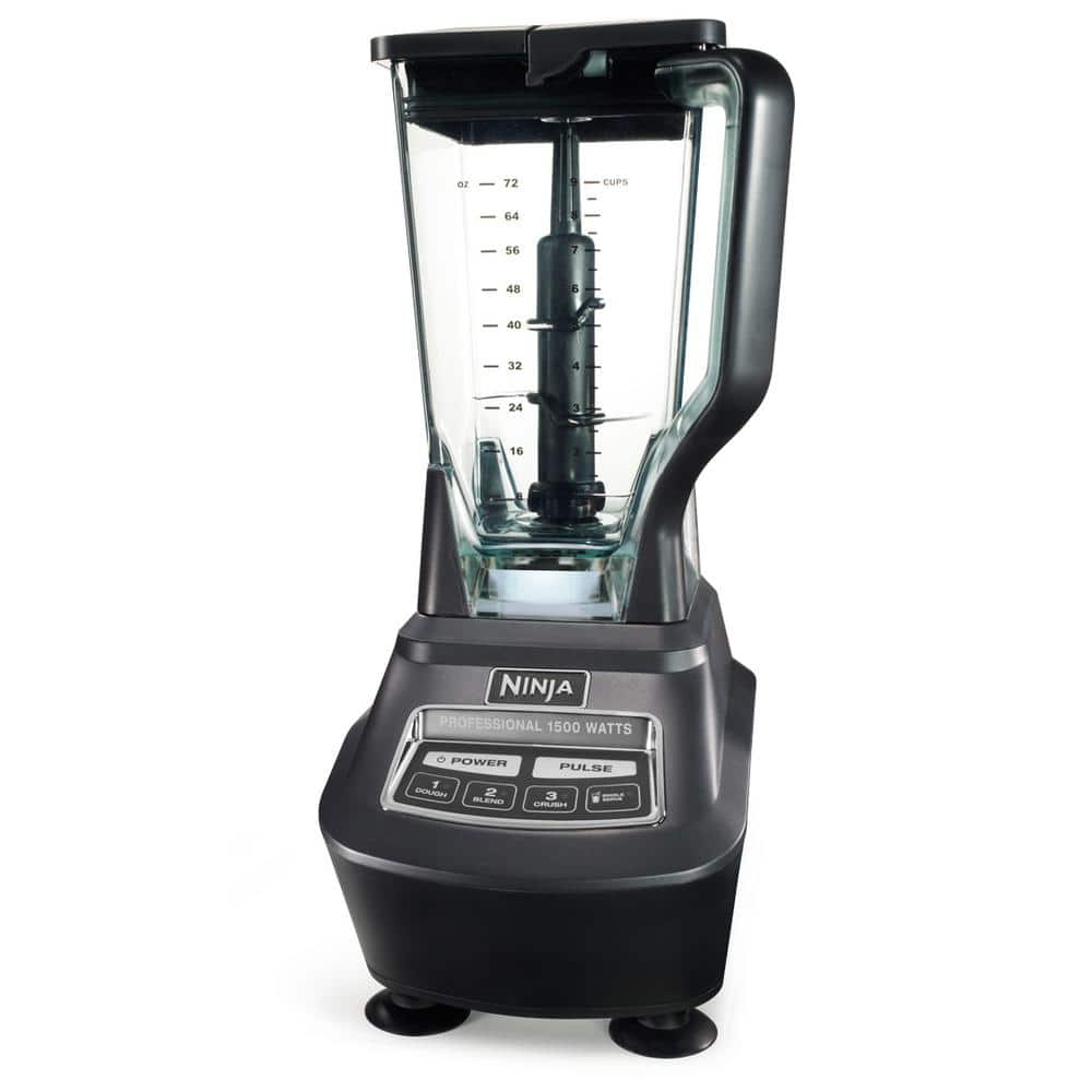 NINJA Mega Kitchen System 72 oz 5Speed Black Blender and Food Processor with Travel Cups