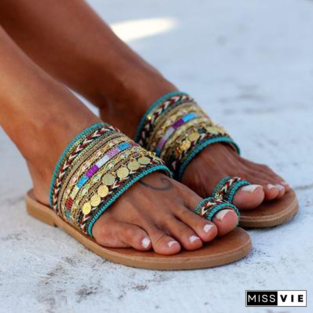 Women Artisanal Sandals Flip-Flops Handmade Greek Style Boho Flip Flop Sandals Streetwear Fashion Shoes Women Chaussures Femme