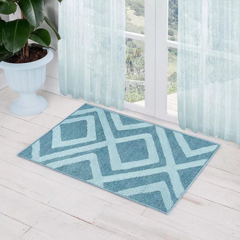 SUPERIOR Flagstone Modern Geometric Indoor Area Rug