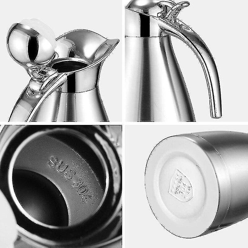 Stainless Steel Insulation Pot， Large-capacity Thermos 2l， Vacuum Insulation Double-layer Household Kettle