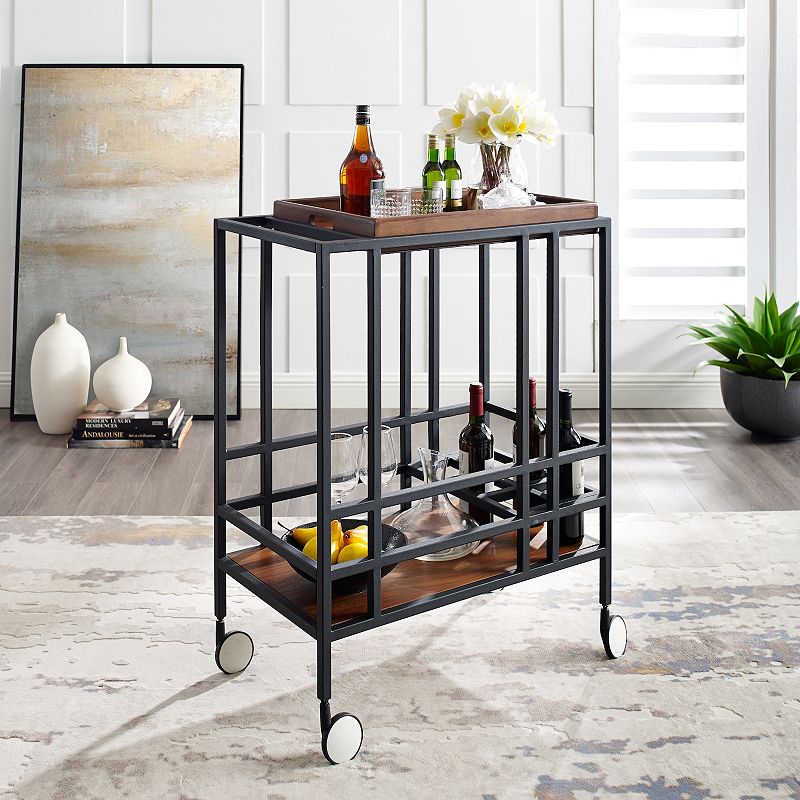 Sab Bar Cart Removable Serving Tray