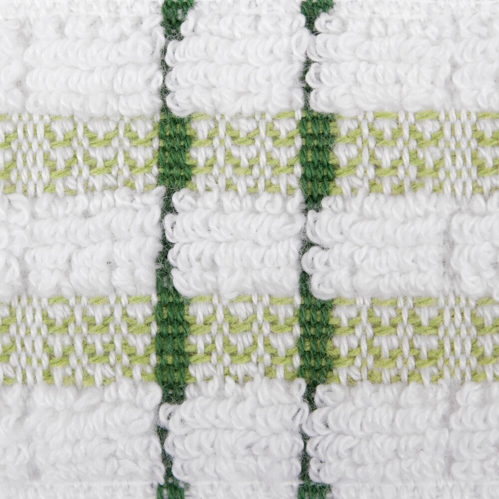 Royale Check Cactus Cotton Kitchen Towels (Set of 2)