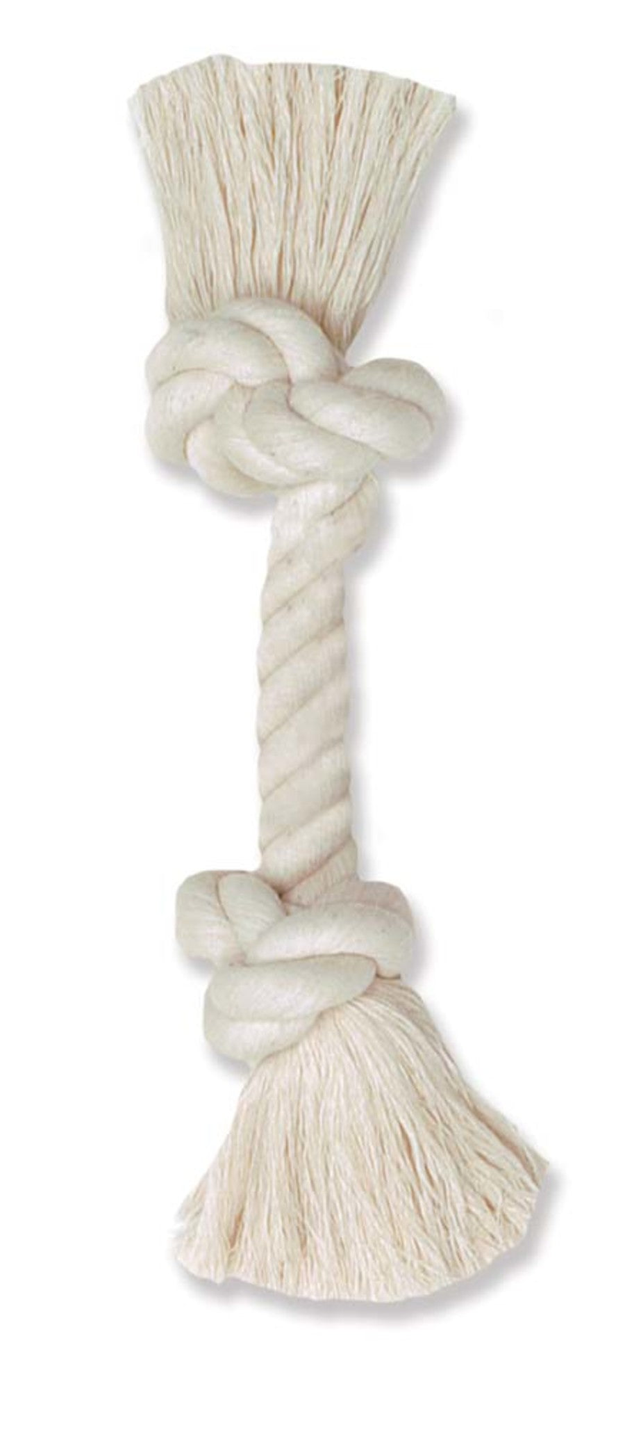 Mammoth Pet Products Flossy Chews 100% Cotton 2-knot Rope Toy